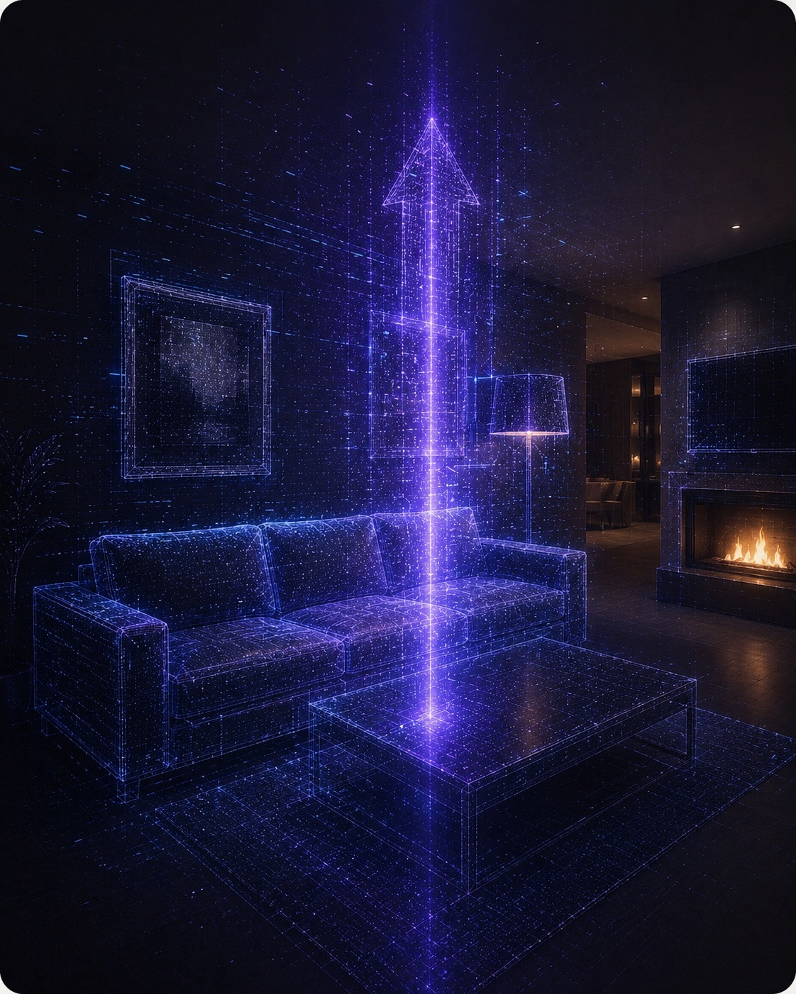 AI Processing Background